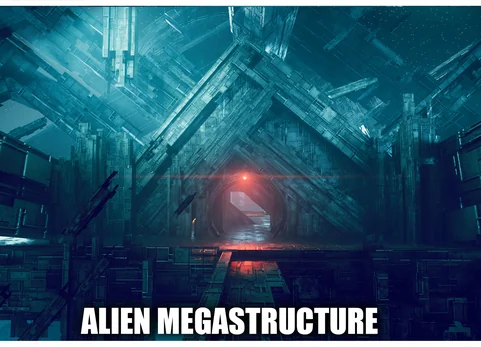 科幻外星巨型结构场景 - MEGASTRUCTURE: Alien Modular Sci-Fi World