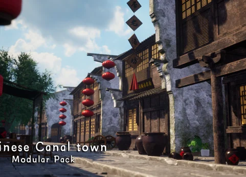 模块化中国运河 - Modular Chinese Canal Town