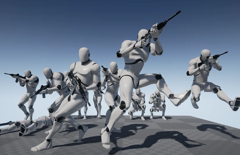 步枪射手专业版- 动作捕捉 动画 资源包