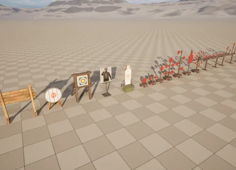 射击靶标3D模型包 - Shooting Targets