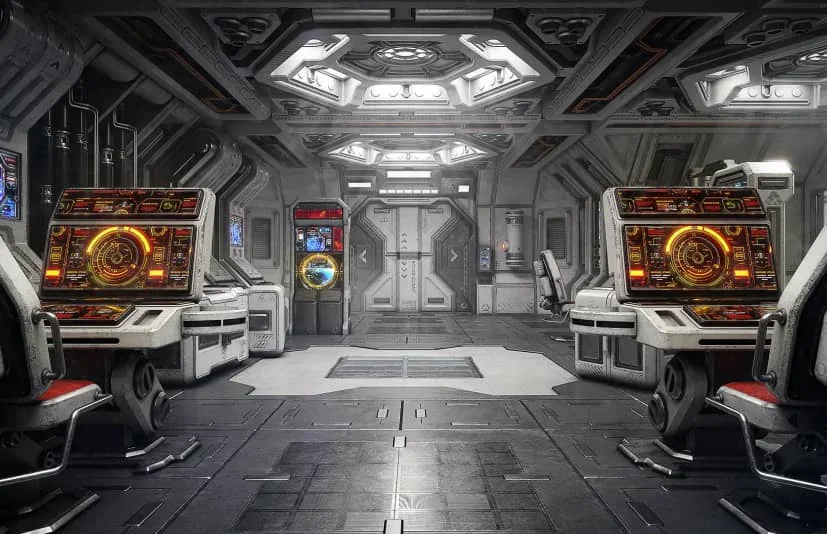 空间站内部 - Space Station Interior