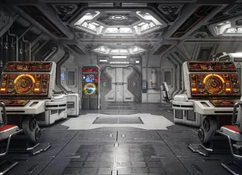 空间站内部 - Space Station Interior
