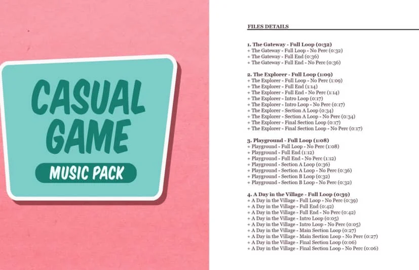 休闲益移动儿童智游戏音乐包 Casual Game Music Pack