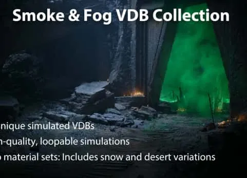 沙漠风沙暴雪特效 Desert Snow VDB Collection Vol.2