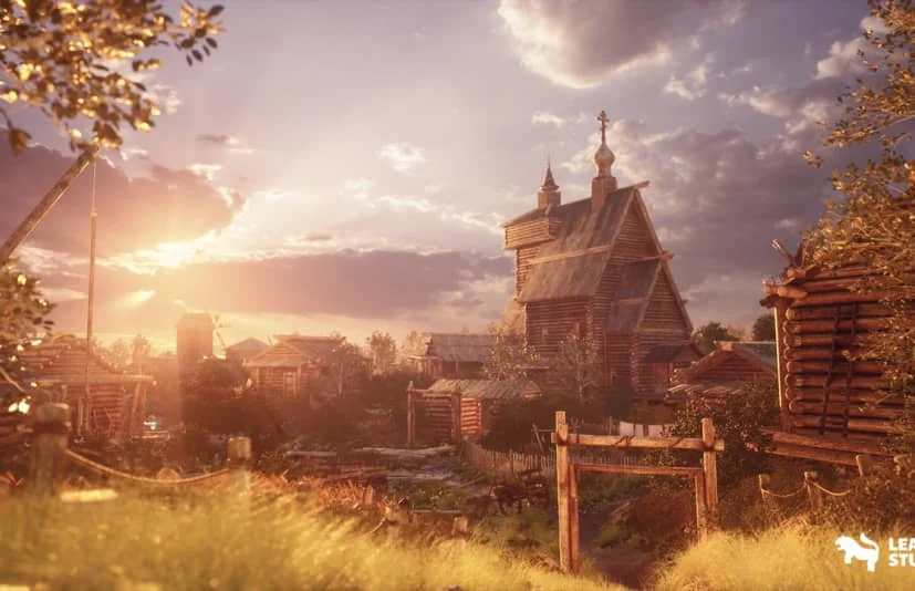 中世纪俄罗斯村庄场景 - Medieval Russian Village