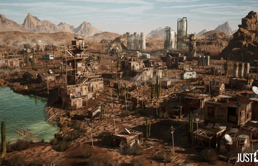 模块化末日沙漠环境（沙漠城市，沙漠村庄） Modular Post Apocalyptic Desert Environment