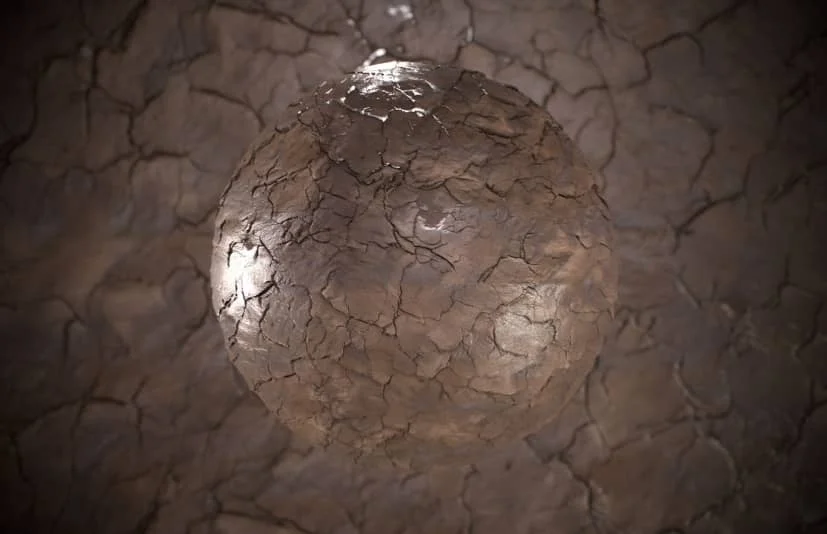 七种泥浆表面材质球 Mud Surfaces Material Pack 4