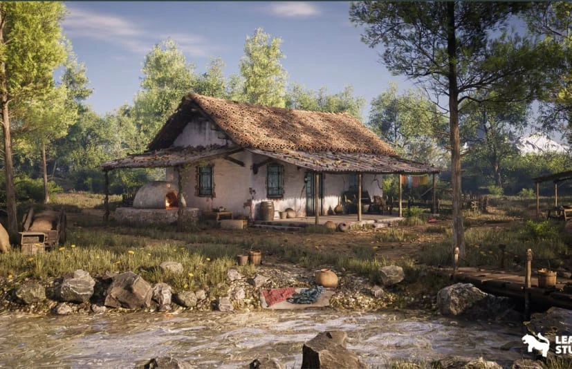 中世纪西班牙小屋场景 - Spanish Cottage
