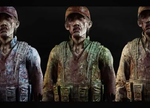 丧尸军团游戏角色模型 Zombie - Army Soldier