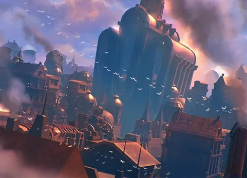 蒸汽朋克建筑集合包-Steampunk Kitbash Textures For Concept And Game